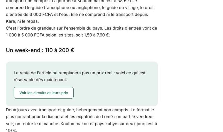 Page du journal